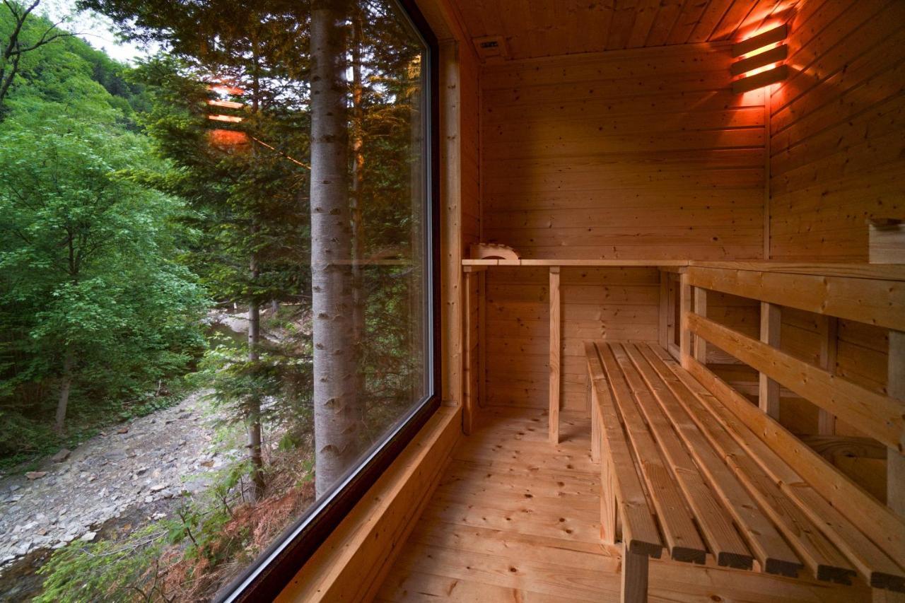 Novosiele Residence - Nad Gorska Rzeka - Lesne Spa Sauna Jacuzzi - Bieszczady Bystre  Екстер'єр фото